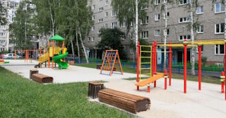 Благоустройство детской площадки во дворе от 1958 руб. в Ейске