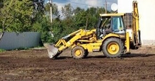 Выравнивание рельефа в Ейске в октябре